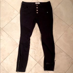 Free People Black High Waist